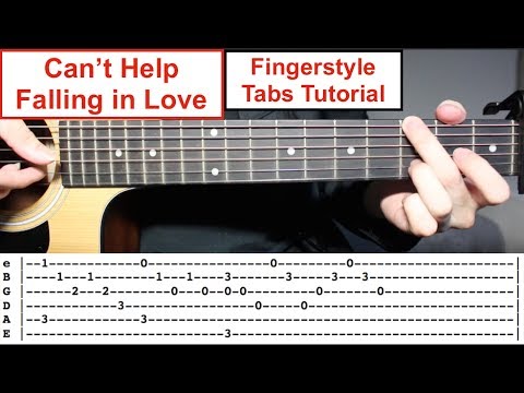 Can't Help Falling in Love - Elvis Presley | Easy Fingerstyle Tabs Guitar Lesson (Tutorial)