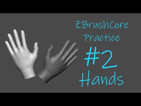 【ZBrushCore】Anime Figure 3D Modelling Practice! 【#02】