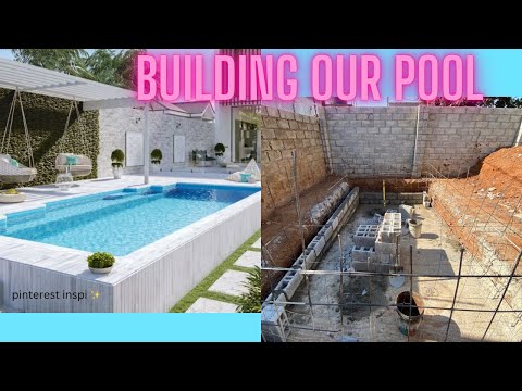 DIY HOW TO BUILD A SWIMMING POOL IN AFRICA | PART 1 | #lusaka #construction #diy #swimmingpool