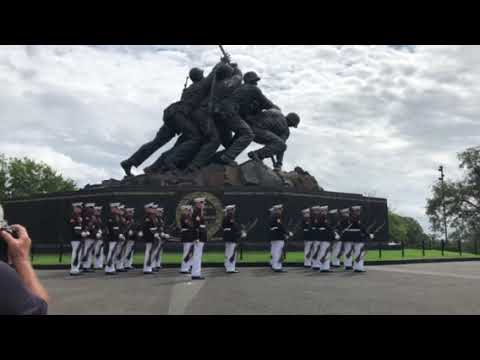 USMC Silent Drill Team Practice