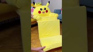 Sofa cum bed for kids | children pickachu sofa big size