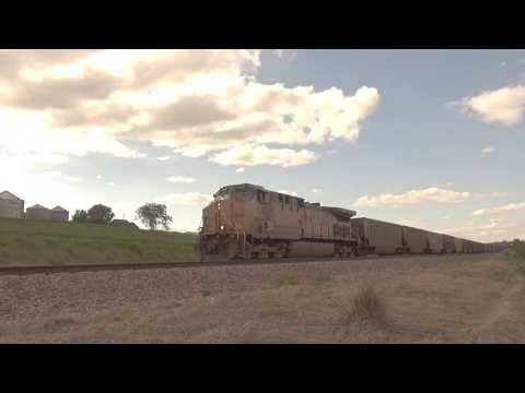 Union Pacific coal headed west at Kennard, Nebraska 7/10/2017