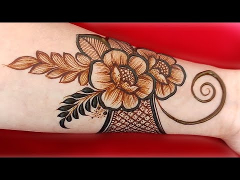 New floral indo arabic mehndi designs ||front hand mehndi designs ||eid henna designs |gulf mehandi