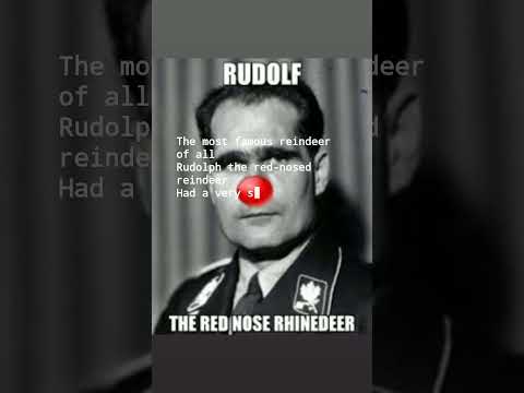 Rudolph the red nose....