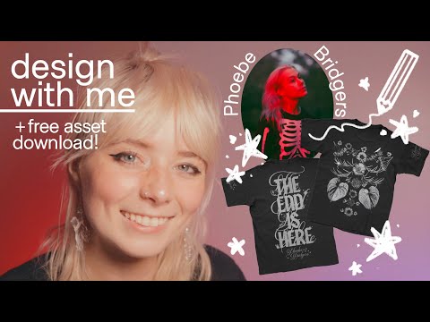 Designing a T-Shirt for Phoebe Bridgers