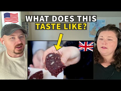 Americans React to How Black Pudding Is Made In England