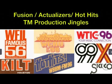 TM Productions FUSION / ACTUALIZER / HOT HITS Jingle Montage - Late 1970s - Early 1980s