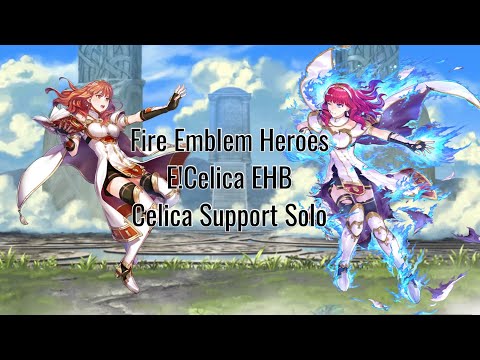 Fire Emblem Heroes - E!Celica Emblem Hero Battle ABYSSAL - Celica Support Solo