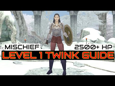 Level 1 Twink Guide - Mischief Everquest TLP - 2500+ HP