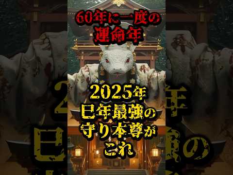 2025年、巳年最強の守り本尊がこれ、60年に一度の運命年を逃すな #巳年 #初詣 #開運 #金運