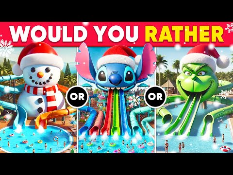 Would You Rather - Build Your Fantasy House 🏠🎅🎄 Christmas Edition 🌟 Daily Quiz