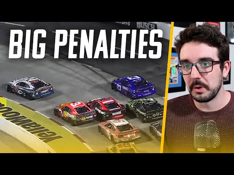 NASCAR Hands Out BIG PENALTIES For Martinsville Manipulation | INSTANT REACTION