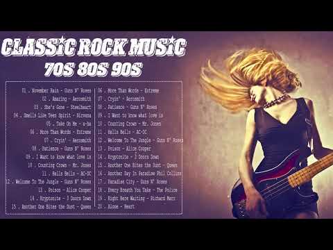 Classic Rock Playlist 70s  80s 90s - Classic Music Playlist - Classic Rock Greatest Hits 60s 70s 80s