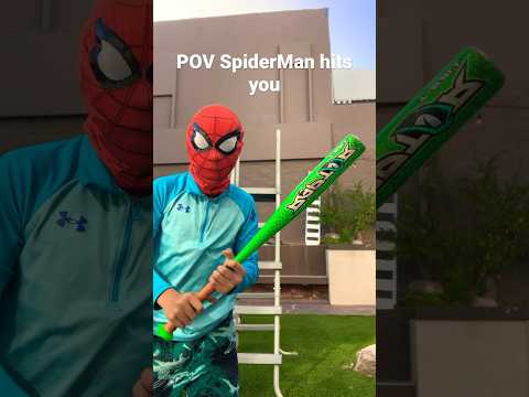 POV spiderman hits you