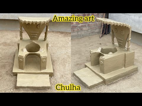 Full Video mitti ka chulha how to make chulha at home chulha kaise banaen rural life wood stove