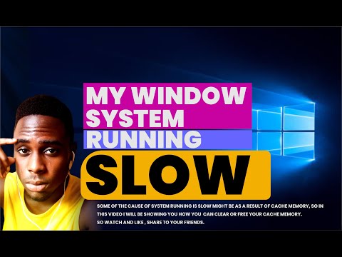 HOW TO BOOST YOUR SYSTEM MEMORY TO RUN FASTER (clear Cache, #tech #windows #system