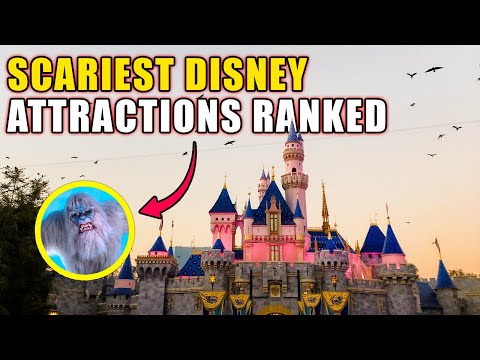 SCARIEST Disney Attractions Ranked!