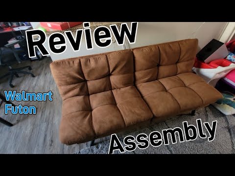 Mainstay Futon Sofa. Unboxing - Assembly - Reviews