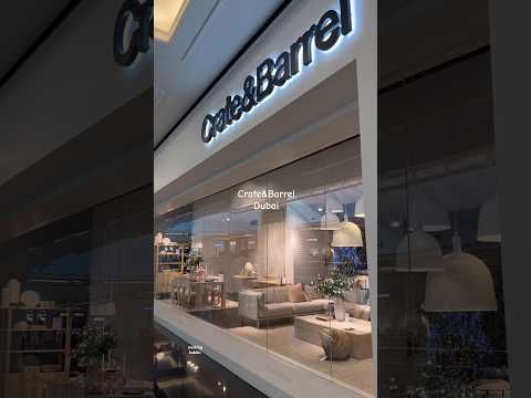 Crate&Barrel in Mall of Emirates #dubai #exploredubai #explorepage _