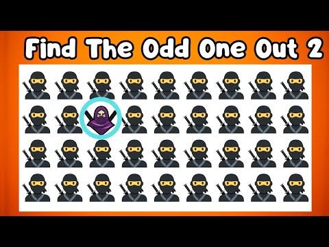 "Find the Odd Emoji Out Before Time Runs Out! | Fun Emoji Challenge" Part 2 |The Quiz Show