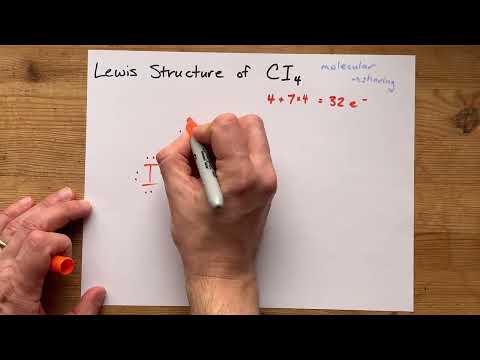 Lewis Structure of CI4 (carbon tetraiodide, tetraiodomethane)