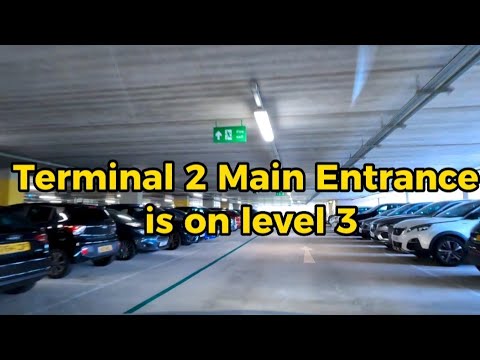 Manchester Airport Terminal 2 Multi Storey Car park West - Sat Nav Instructions | 4K