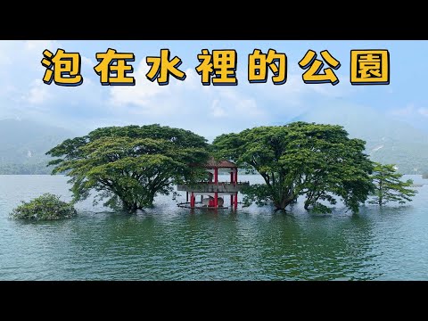 大雨過後會淹水的涼亭，曾文水庫旁的湖濱公園｜不一樣的風景 EP13