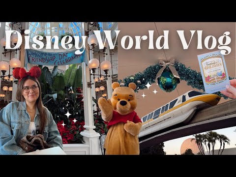 Disney World Vlog ep. 3 - Magic Kingdom & EPCOT✨🏰 Crystal Palace breakfast, park hopping vlog!