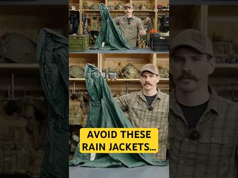 Rain jackets you SHOULD NOT use for serious use….