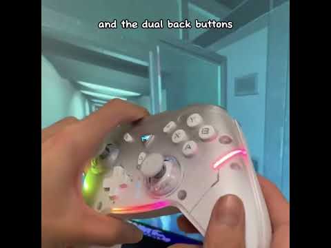 Wireless Gaming Controller with Hall Trigger and RGB Lights SOLD AT FANCIRE.COM