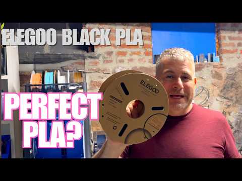 Elegoo Black PLA - The Best Filament I've Ever Used