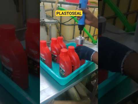 How to Seal Engine Oil Bottles: Manual Cap Closing Machine Demo