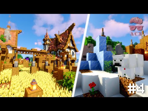 Building Farming Area + Polar Bear Enclosure! - Minecraft Zoo Survival - #4