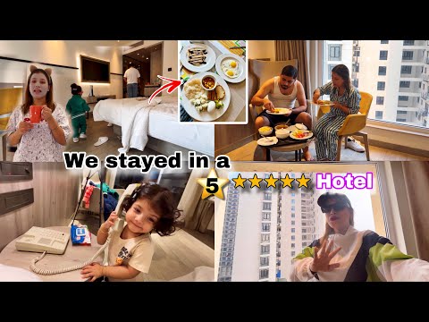 We stayed in a 5 star ⭐️Hotel for the first time after 10 years of marriage😍