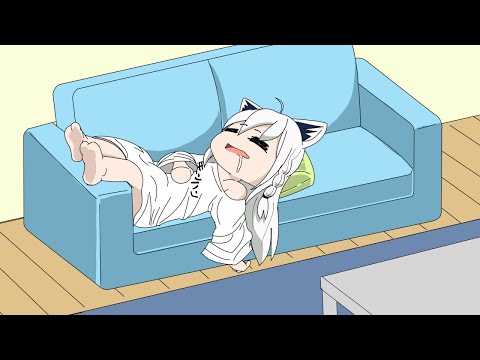 【手描き】RUSTの装備がフブちゃんお家スタイルと酷似！【白上フブキ/RUST/ホロライブ/切り抜き】【切り抜き漫画】