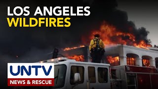 Mahigit 5 patay at libu-libong tao ang lumikas dahil sa malalaking sunog sa Los Angeles