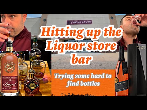 TRYING RARE BOTTLES at a LIQUOR STORE?