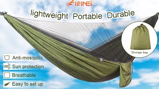 FIRINER Camping Hammock with Tarp and Net | $100k Bonuses in Description