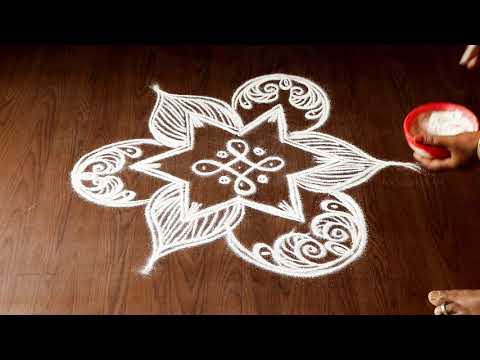 friday special rangoli | simple friday rangoli designs | daily simple kolam | vasugi kolam | kolam