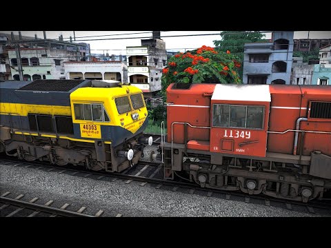 WDG4D TO WDM3D LOCOMOTIVE CHANGE I TRAIN SIMULATOR I I TRAIN WALA GAME I BUMPY RAILROAD I RAILWORKS