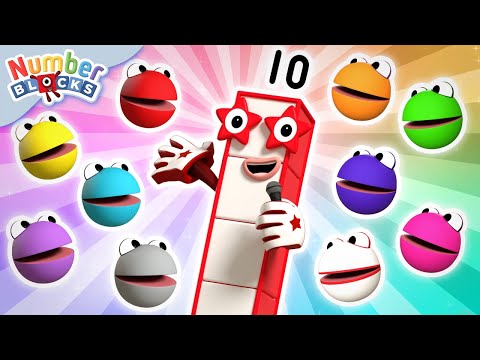 Ten in the Bed | Sing-along Karaoke for Kids | Learn to Count | Numberblocks