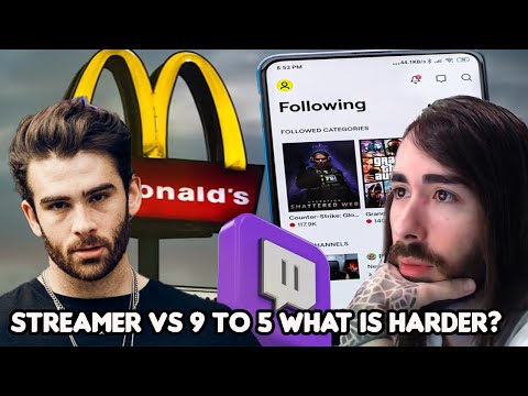 Streamers Vs. 9-to-5: Which Job Is Tougher? | Hasan Piker Sparks Controversy | MoistCr1tiKal Reacts