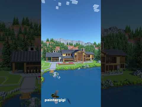 Minecraft House Timelapse #youtubeshorts