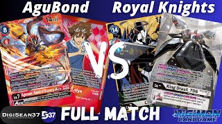 Agumon Bond of Bravery vs Royal Knights | Digimon Card Game | Special Limited Set