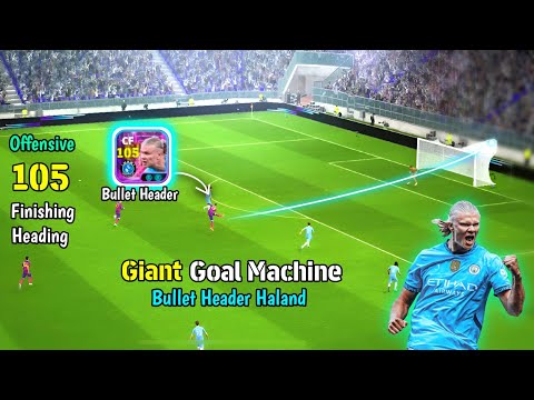 The Erlinator 🗿🔥 Bullet Header Haaland is a Goal Machine ☠️🔥 Bullet Header Haaland Review eFootball