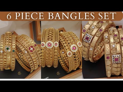 6 Piece Bangle Set with Price - Online Shopping 6 Piece Banges Antique Jewellery