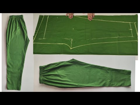 Professional pant Trouser Cutting and Stitching | very Easy pant trouser cutting and stitching