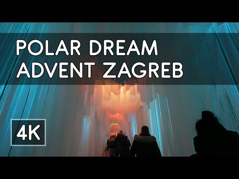 Polarni san (Polar Dream) - Tunel Grič (Grič Tunnel) - Advent Zagreb 23, Croatia - HD Virtual Travel