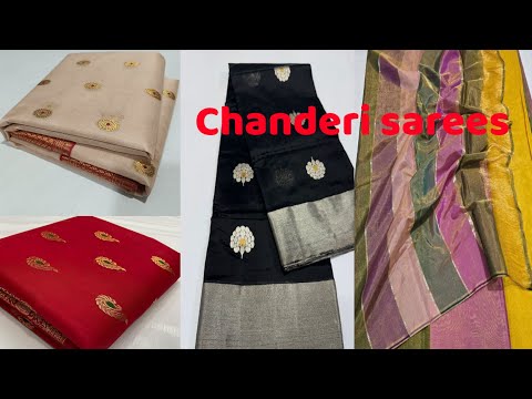 #whatsapp 8446603061#pure #handmade  #chanderi #silk #saree