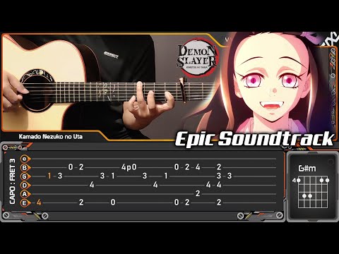 Emotional Song Demon Slayer S3 EP11 - Kamado Nezuko No Uta | Fingerstyle Guitar Cover